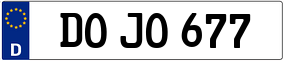 Truck License Plate